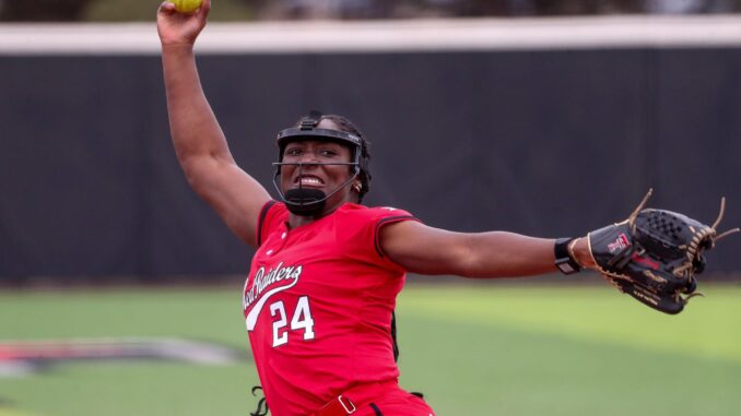 Canady pitching photo via Big 12 Conference