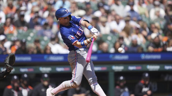 Josh Jung Mother's Day HR Photo Via MLB