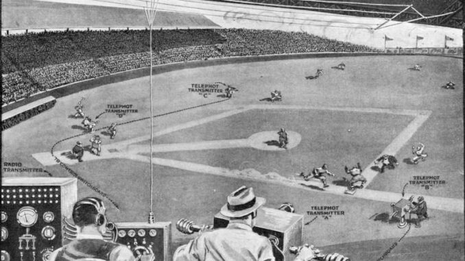 1922 Televising Baseball Pic